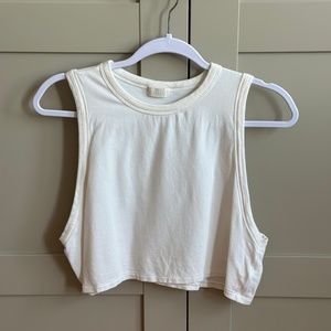 Skims Boyfriend Crop Tank [Sz S]